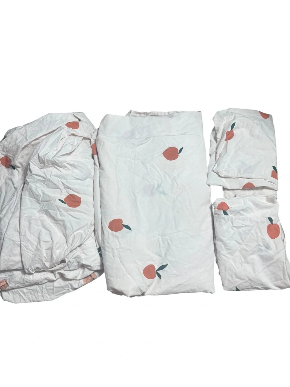 Urban outfitters uo home peaches sheet set queen novelty